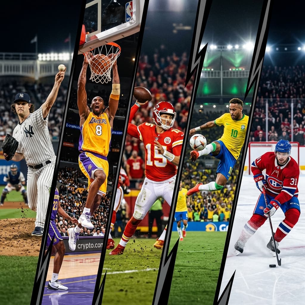 Sports cards — Baseball, Basketball, Football, Soccer, Hockey