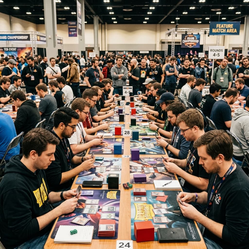 Trading card game tournament